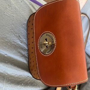 Dooney @Burke Ostrich leather Crossbody